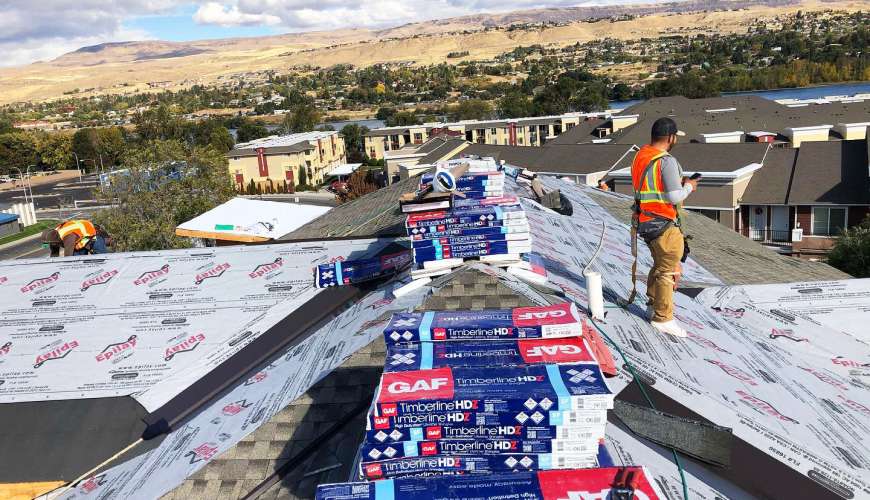 A&A Roofing completed roof project